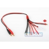 nabíjecí kabel COMBO (Dean-T, gold 2, 3.5, 4, Tamiya)