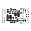 OLEJOVÉ TLUMIČE PÉROVÁNÍ M18T - SET (4)