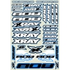 Nálepky XRAY XB808 - modré