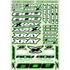 Nálepky XRAY XB808 - zelené