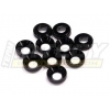 Podložky ALU 4mm s konusem (10ks) černé