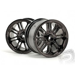8 paprskové disky, černý chrom (83x56mm/2ks.) 8 paprskové disky, černý chrom (83x56mm/2ks.)