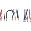 LRP univerzální nabíjecí kabel - 2x 2s LiPo HARDCASE včetně balančního adaptéru