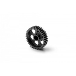 HUDY ALU ULTRA-LIGHT PINION GEAR - HARD COATED -  38T / 64