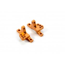 ALU UPPER CLAMP WITH 4 ADJ. ROLL-CENTERS (L+R) - ORANGE