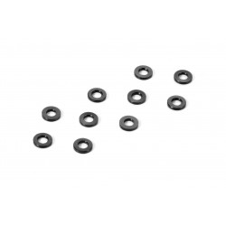 ALU SHIM 3x6x0.5MM - BLACK (10)