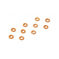 ALU SHIM 3x6x0.5MM - ORANGE (10)