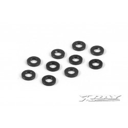 ALU SHIM 3x6x1.0MM - BLACK (10)