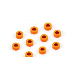 ALU SHIM 3x6x3.0MM - ORANGE (10)