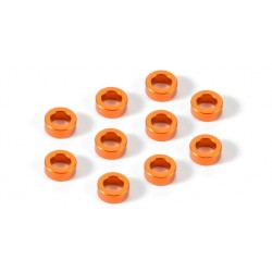 ALU SHIM 3x5x2.0MM - ORANGE (10)