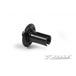 ALU T6 DIFF SHORT OUTPUT SHAFT - HARD COATED - BLACK