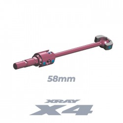 X4 ECS DRIVE SHAFT 58MM - HUDY SPRING STEEL™ - SET