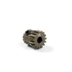 NARROW ALU PINION GEAR - HARD COATED 15T / 48