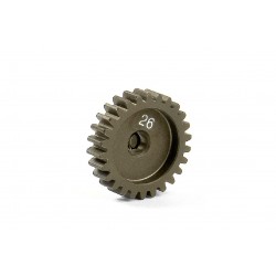 NARROW ALU PINION GEAR - HARD COATED 26T / 48