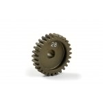 NARROW ALU PINION GEAR - HARD COATED 28T / 48