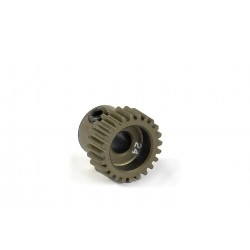 NARROW ALU PINION GEAR - HARD COATED 24T / 64