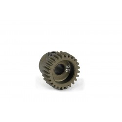 NARROW ALU PINION GEAR - HARD COATED 25T / 64