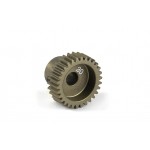 NARROW ALU PINION GEAR - HARD COATED 30T / 64