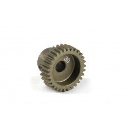 NARROW ALU PINION GEAR - HARD COATED 30T / 64