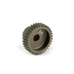 NARROW ALU PINION GEAR - HARD COATED 34T / 64