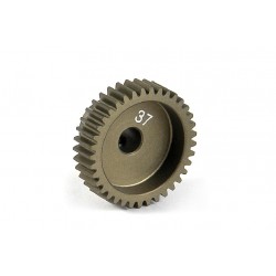 NARROW ALU PINION GEAR - HARD COATED 37T / 64