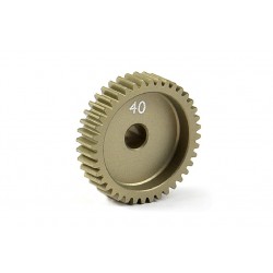 NARROW ALU PINION GEAR - HARD COATED 40T / 64