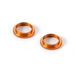 ULP ALU SHOCK ADJUSTABLE NUT - ORANGE (2)