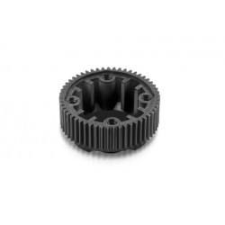 COMPOSITE GEAR DIFFERENTIAL CASE WITH PULLEY 53T - LCG - GRAPHIT