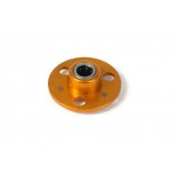 DRIVE FLANGE WITH ONE-WAY BEARING - ALU 7075 T6 - ORANGE