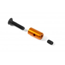 ALU EXHAUST WIRE MOUNT - ORANGE