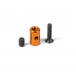 ALU EXHAUST WIRE MOUNT - ORANGE