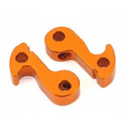 ALU FRONT WHEEL LOCK - SWISS 7075 T6 - ORANGE (2)