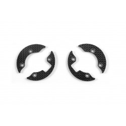 GRAPHITE FRONT AERODYNAMIC DISC 2.2MM - LEFT+RIGHT - SET