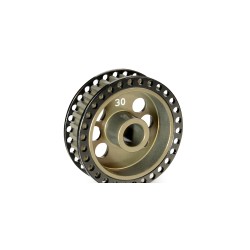 ALU SIDE BELT PULLEY 30T - FRONT - SET