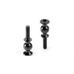 BALL STUD 6.8MM WITH BACKSTOP L=6MM - M3x11 (2)