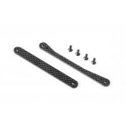 XB8 GRAPHITE BRACES FOR CHASSIS SIDE GUARDS - SET