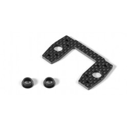 XT8 GRAPHITE CENTER DIFF MOUNTING PLATE