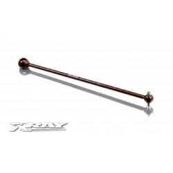 XB808 REAR CENTRAL CVD DRIVE SHAFT 133MM - HUDY SPRING STEEL™ 