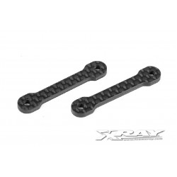 X10 GRAPHITE 2.5MM MOUNTING PLATE RISERS (2)