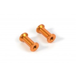 ALU REAR BRACE MOUNT 13MM - ORANGE (2)