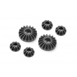 COMPOSITE GEAR DIFF BEVEL & SATELLITE GEARS (2+4)