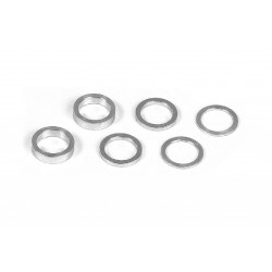 SET OF ALU SHIMS 6.37x8.4MM (0.5MM, 1.0MM, 2.0MM)  Replaced 375090-O