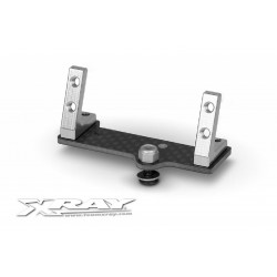 CENTER GRAPHITE SERVO MOUNT + ALU STANDS - SET (MID-SIZE)