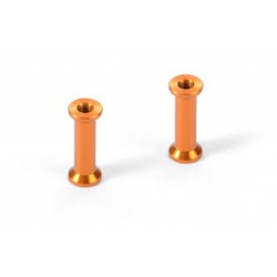 ALU MOUNT 18.0MM - ORANGE (2)