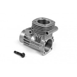 CRANKCASE WITH BEARINGS + CARBURETOR RETAINER