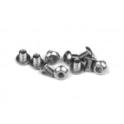 HEX SCREW SH M3x4 - STAINLESS  (10)