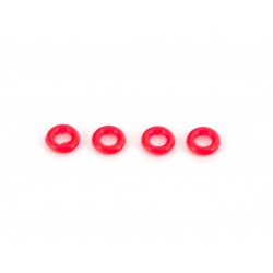 O-RING P-3 3.5x1.9mm (Red) (4pcs