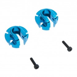 Aluminum Shock Spring Retainer - 12mm (Blue)