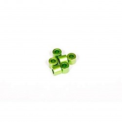 SPACER 5X6MM GREEN (6)