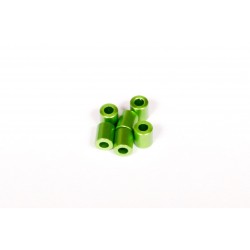 SPACER 7X6MM GREEN (6)